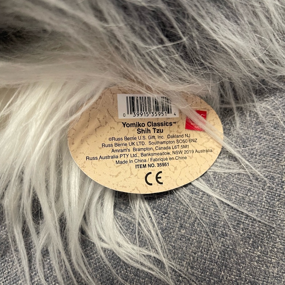 Russ Yomiko Classics Stuffed Shih Tzu - Picture 5 of 7